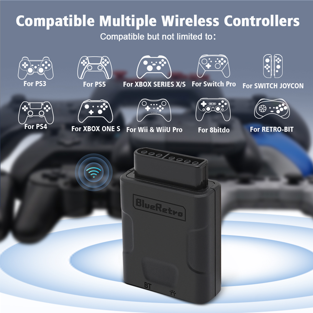 Retro Gaming Xbox One - RetroScaler Blueretro 무선 컨트롤러 어댑터, SNES