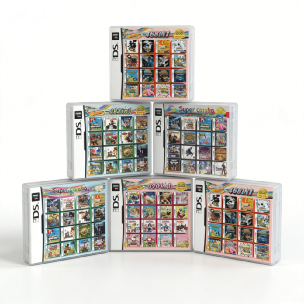 Retro Game Card - •포켓몬 테마 다중 게임 카트리지 (DS/3DS/NDSL/2DS용)