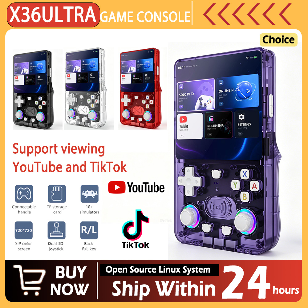 Retro Gaming Console Handheld - 새로운 X36 울트라 레트로 휴대용 게임