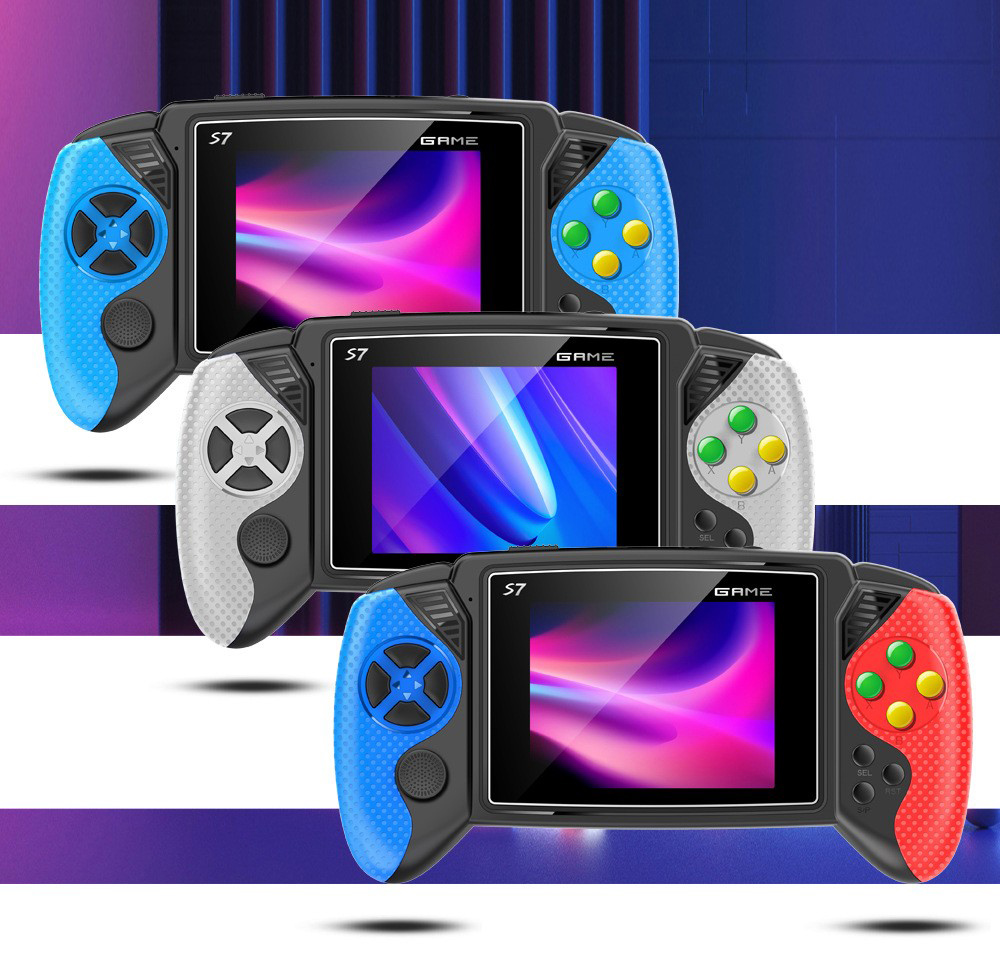 Retro Gaming Console Handheld - S7 레트로 휴대용 게임기 3.5인치 LCD