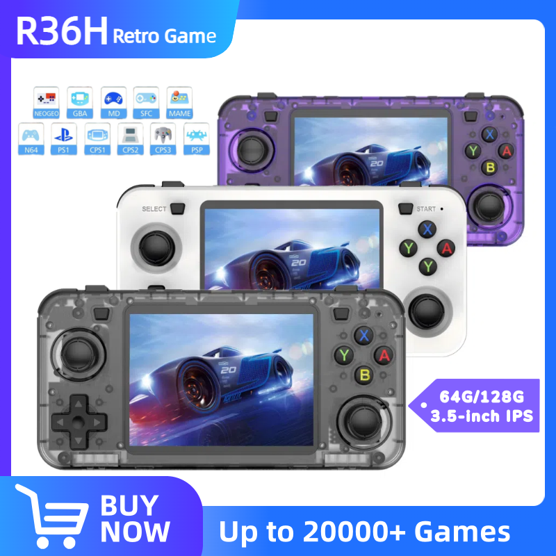 Retro Gaming Console Handheld - R36H 레트로 휴대용 비디오 게임 콘솔