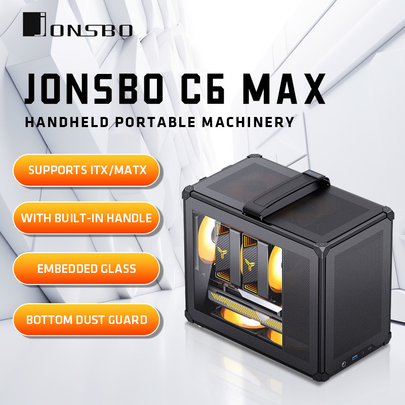 Retro Gaming Pc Case - JONSBO C6 MAX 메쉬 핸들 MATX