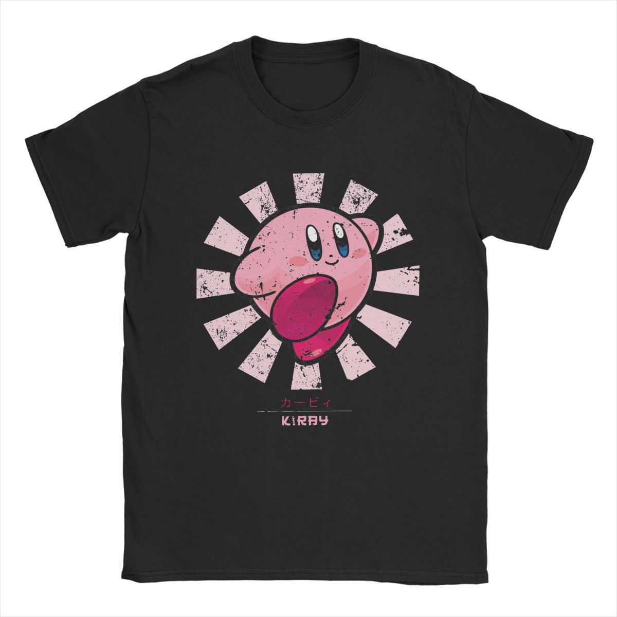 Retro Gaming T Shirts - Kirbys Retro 일본 티셔츠 남성 여성