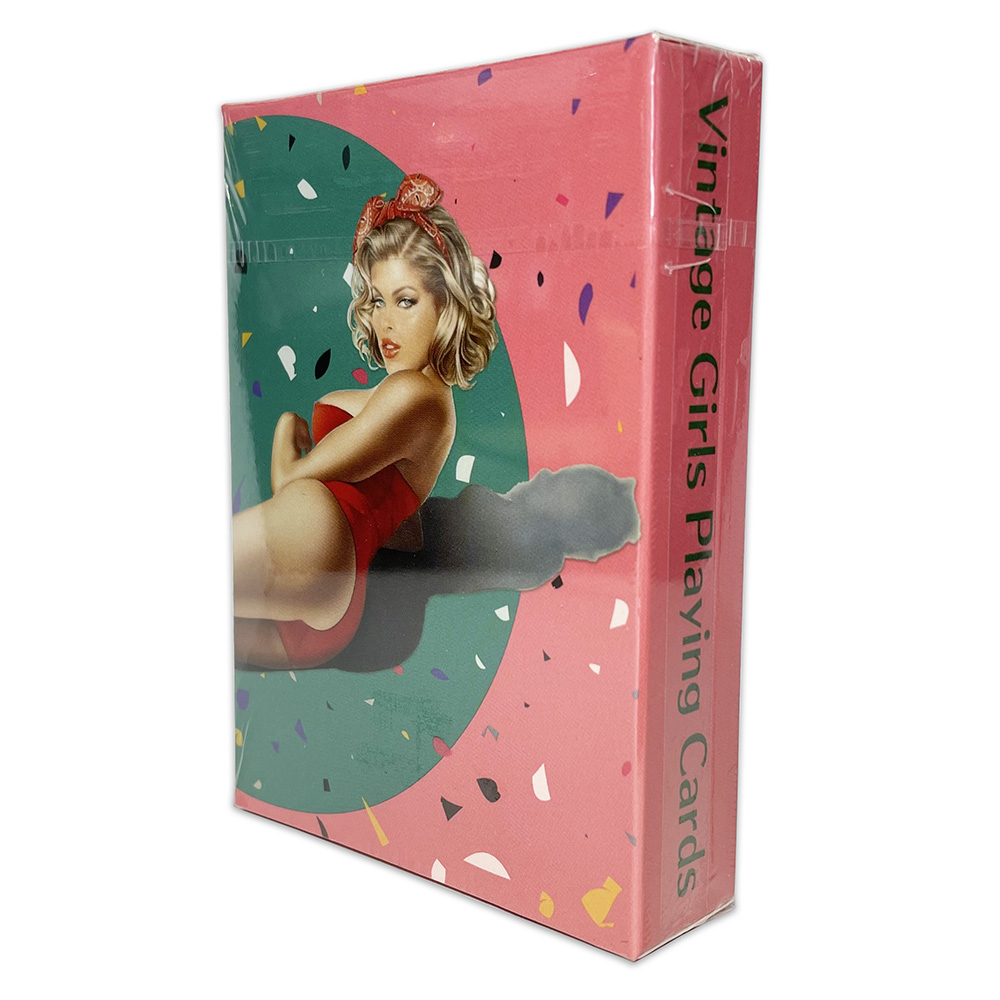 Retro Game Card - 미국 복고풍 섹시한 아름다운 아가씨 비키니
