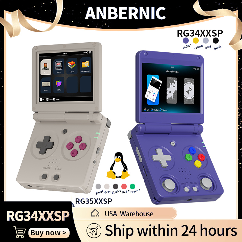 Anbernic RG34XXSP RG35XXSP 플립  - Retro Gaming N64 리뷰 및 가격