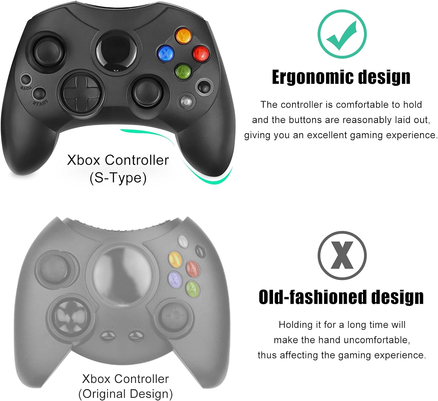 Wiresmith 클래식 유선 오리지널 Xbox S형  - Retro Gaming Xbox One 리뷰 및 가격