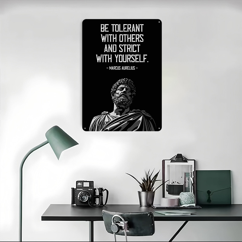 마르쿠스 아우렐리우스 명언 금속 포스터 맞춤형 벽 장식 - Retro Gaming Quotes 리뷰 및 가격