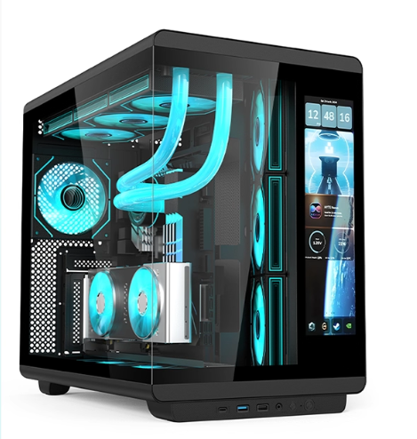 4개의 RGB 팬이 포함된 LCD 화면 게이밍 PC 케 - Retro Gaming Pc Case 리뷰 및 가격
