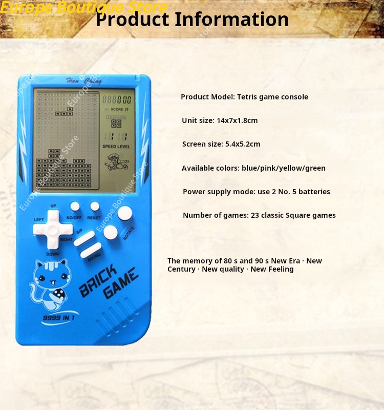 대형 화면 키즈 휴대용 게임 콘솔 레트로 클래식 전자  - Retro Gaming Console Handheld 리뷰 및 가격