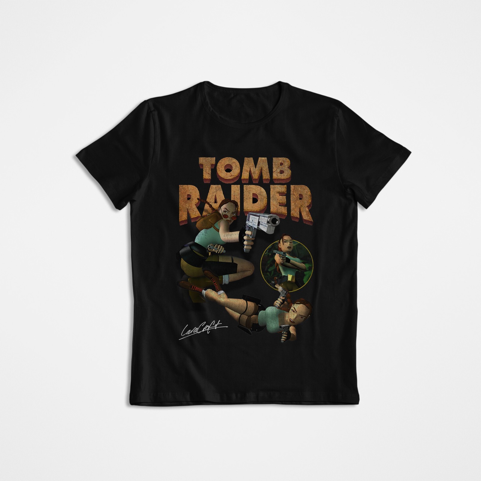 탐보라더, 라라 크로프트, 그래픽 티셔츠, 그래픽 티셔 - Retro Gaming T Shirts 리뷰 및 가격